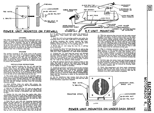 Motoradio 12 ; Electrohome Dominion (ID = 2328460) Car Radio