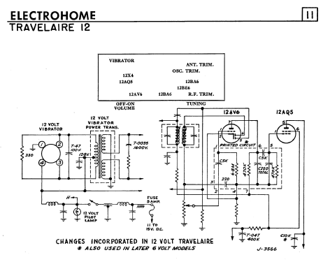 Travelaire-12 ; Electrohome Dominion (ID = 2313567) Car Radio