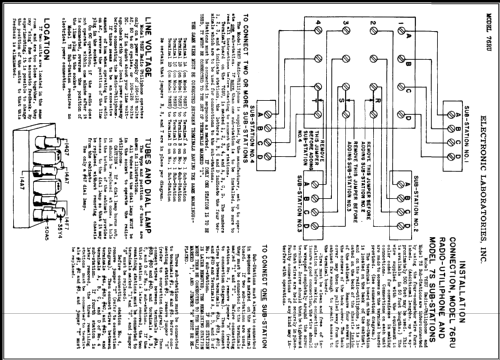 76RU 'Radio Utiliphone' Ch= 2865; Electronic (ID = 421551) Radio