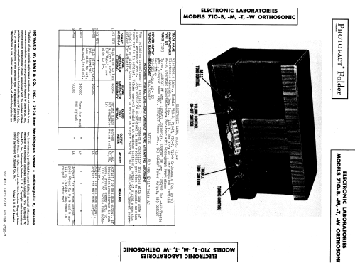 Orthosonic 710-B Ch= 2875; Electronic (ID = 840064) Radio