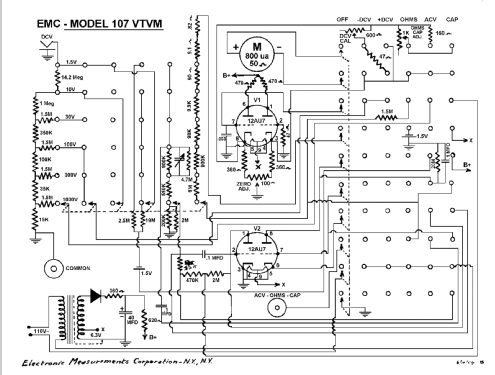 Vacuum Tube Voltmeter 107; Electronic (ID = 118588) Ausrüstung