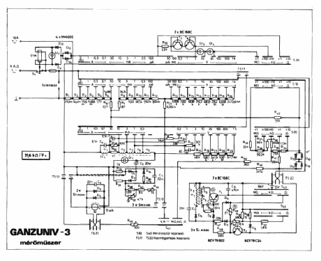 Univerzal Meter Ganzuniv-3; Elektromos (ID = 2109438) Equipment