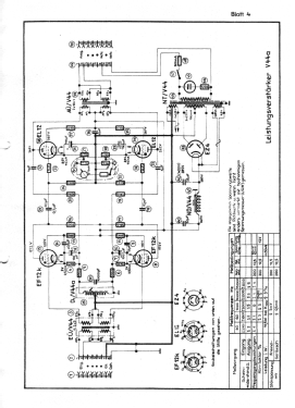 Leistungsverstärker V 44a; Elektro-Apparatebau (ID = 2760100) Verst/Mix