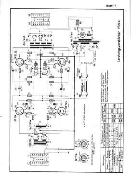 Leistungsverstärker V 44b; Elektro-Apparatebau (ID = 2760101) Verst/Mix