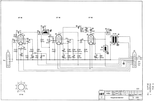 Übertragungsverstärker V65c; Elektro-Apparatebau (ID = 436975) Ampl/Mixer