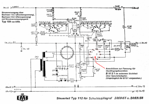 Schuloszillograf Typ 112; SO59/56; Elektro-Mechanik (ID = 2034284) teaching