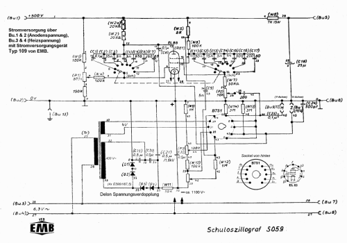 Schuloszillograf SO59; Elektro-Mechanik (ID = 2041005) teaching
