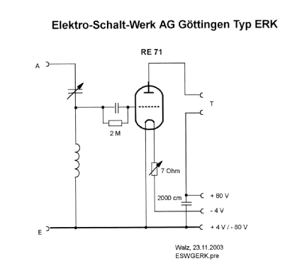 ERK; Elektro-Schalt-Werk (ID = 2454646) Radio