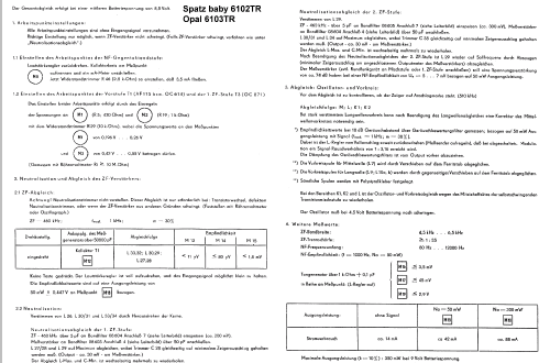 Opal 6103TR; Elektroakustik (ID = 358837) Radio