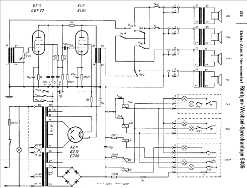 Röntgen-Wechsel-Sprechanlage 5405; Elektroakustik (ID = 1696275) Misc