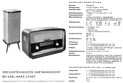 Rossini Stereo 6002; Elektroakustik (ID = 2125986) Radio