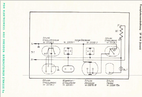 Schutzleiterprüfgerät SP 10A; Elektromess Dresden; (ID = 2409203) Equipment