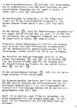 Gleichlauf-Messgerät EMT 422; Elektromesstechnik (ID = 2921682) Equipment