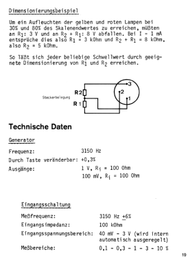 Gleichlauf-Messgerät EMT 422; Elektromesstechnik (ID = 2921690) Equipment