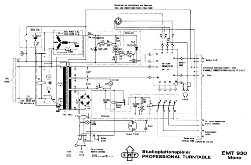 Studio-Plattenspieler EMT 930 mono; Elektromesstechnik (ID = 2385667) Sonido-V