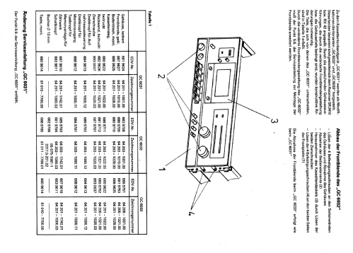 Geracord GC6033; Elektronik Gera, VEB (ID = 1237552) Ton-Bild