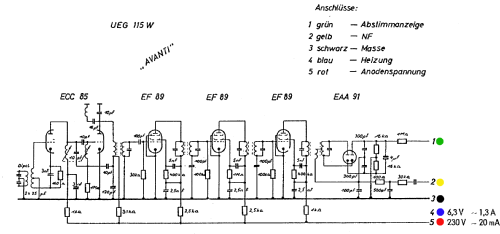 Avanti UEG115W; Elektronik Stadtroda (ID = 1111727) Adattatore