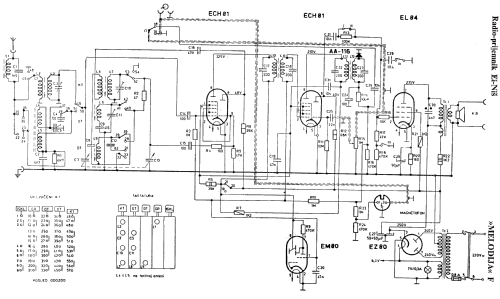 Melodija-F Model B; Ei, Elektronska (ID = 550643) Radio