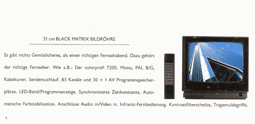 Colorprofi 7200; Elin AG für (ID = 2080116) Television