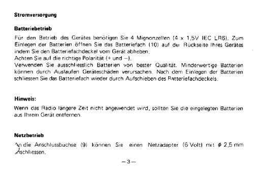 Reise-Radio TR4205; Elite; Kaufhof (ID = 2647383) Radio