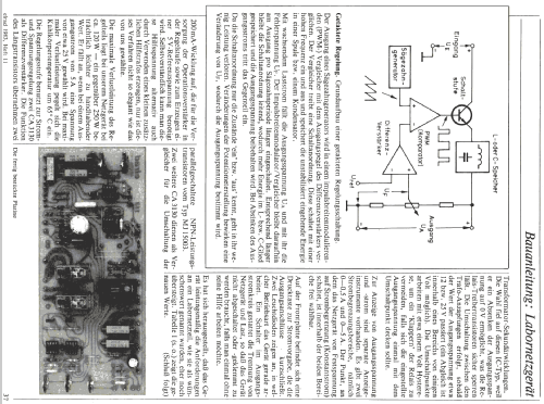 Labornetzgerät 0-40 V, 0-5 A; Elrad; Hannover (ID = 1925685) Equipment