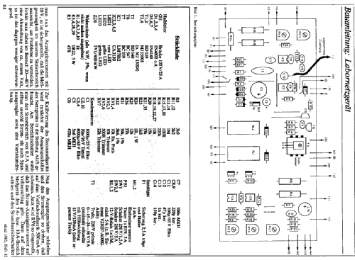 Labornetzgerät 0-40 V, 0-5 A; Elrad; Hannover (ID = 1925694) Equipment