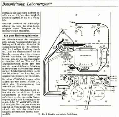 Labornetzgerät 0-40 V, 0-5 A; Elrad; Hannover (ID = 1925697) Equipment