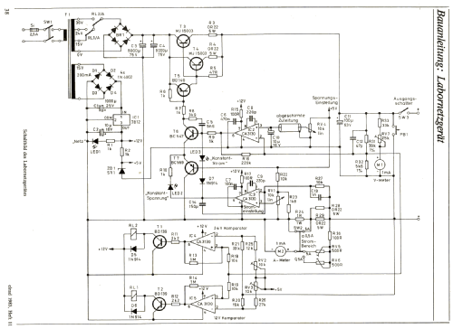 Labornetzgerät 0-40 V, 0-5 A; Elrad; Hannover (ID = 1925699) Equipment