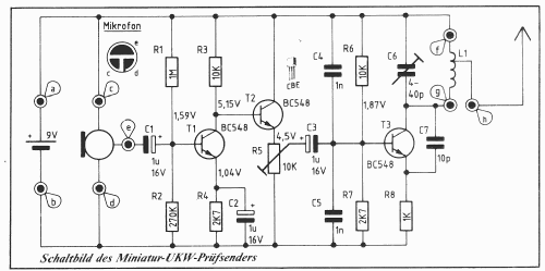 Miniatur - UKW - Prüfsender ; ELV Elektronik AG; (ID = 1706225) Equipment