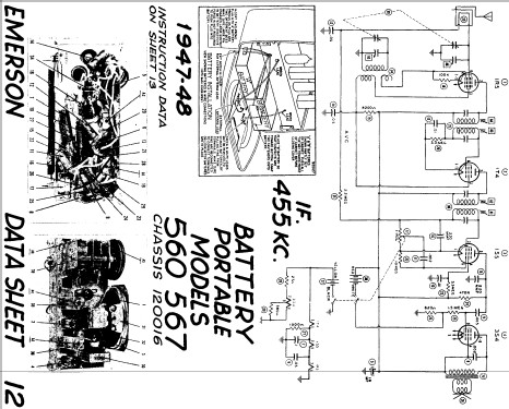 567 Ch= 120016; Emerson Canada; (ID = 771984) Radio