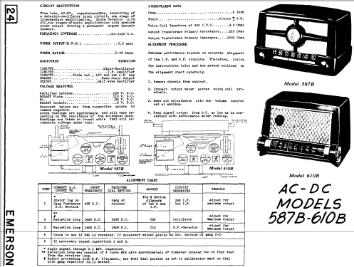 587-B ; Emerson Canada; (ID = 772475) Radio