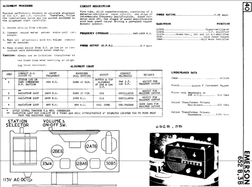 653-B ; Emerson Canada; (ID = 772470) Radio