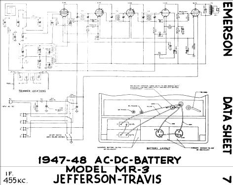Jefferson-Travis MR-3; Emerson Canada; (ID = 771471) Radio