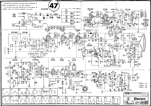 Ch= 3501 0004; Emerson Electrónica, (ID = 2451612) Television