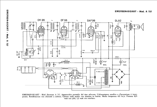 A737; Emerson Electronics; (ID = 2465566) Radio