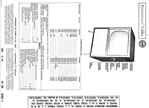 1102D Ch= 120245-D; Emerson Radio & (ID = 2676944) Television