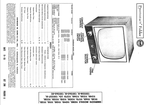 1109D Ch= 120258-D; Emerson Radio & (ID = 2661218) Television