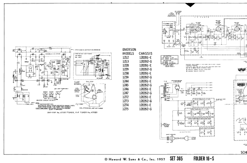 1212 Ch= 120351-E; Emerson Radio & (ID = 2413579) Television