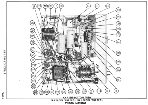 1233 Ch= 120332-R; Emerson Radio & (ID = 1869212) TV Radio