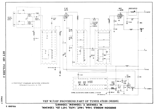 1466 Ch= 120434N; Emerson Radio & (ID = 864094) Television