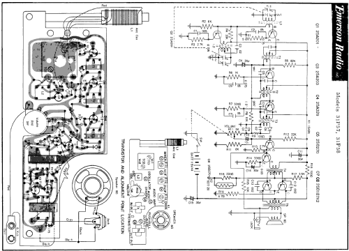 8 Transistor Gemini 31P58; Emerson Radio & (ID = 205676) Radio