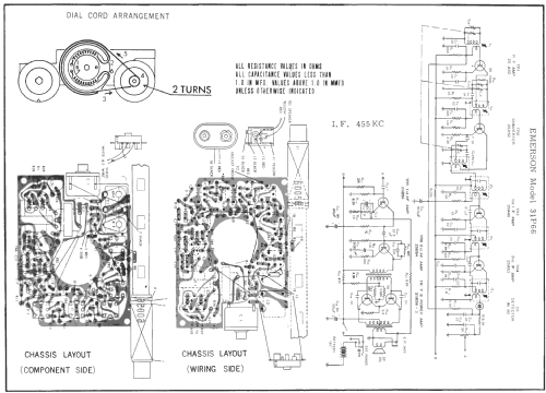 Eight Transistor 'Super-Fringe' Receiver 31P66 ; Emerson Radio & (ID = 205931) Radio