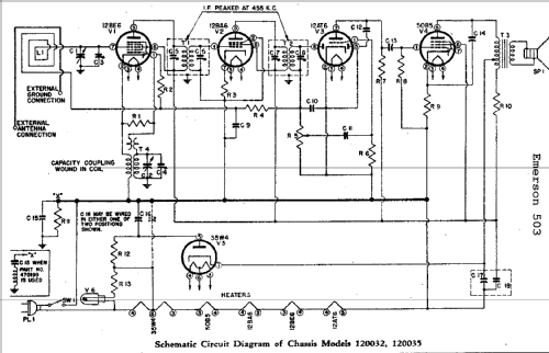 503 Ch= 120035; Emerson Radio & (ID = 287133) Radio