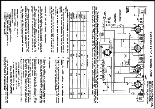 504 Ch= 120000; Emerson Radio & (ID = 456200) Radio