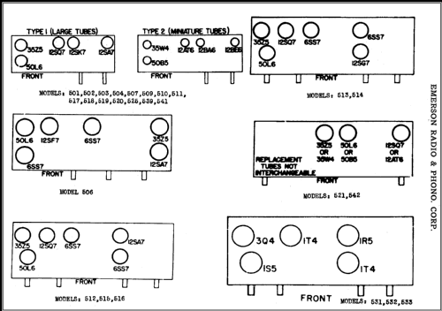 504 Ch= 120000; Emerson Radio & (ID = 456201) Radio