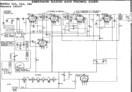 513 Ch= 120007; Emerson Radio & (ID = 281980) Radio