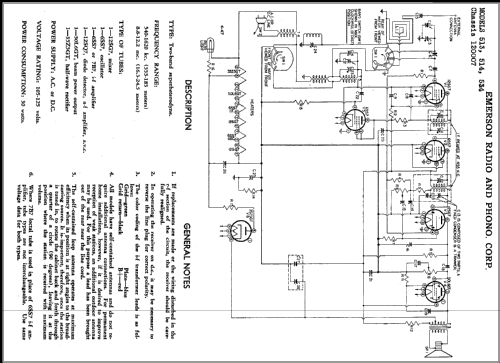 514 Ch= 120007; Emerson Radio & (ID = 379141) Radio