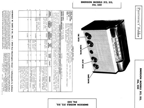 515 Ch= 120056; Emerson Radio & (ID = 900051) Radio