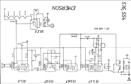 516SW Ch= 120057A; Emerson Radio & (ID = 15845) Radio