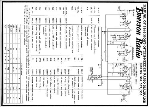 532 Ch= 120040; Emerson Radio & (ID = 86697) Radio